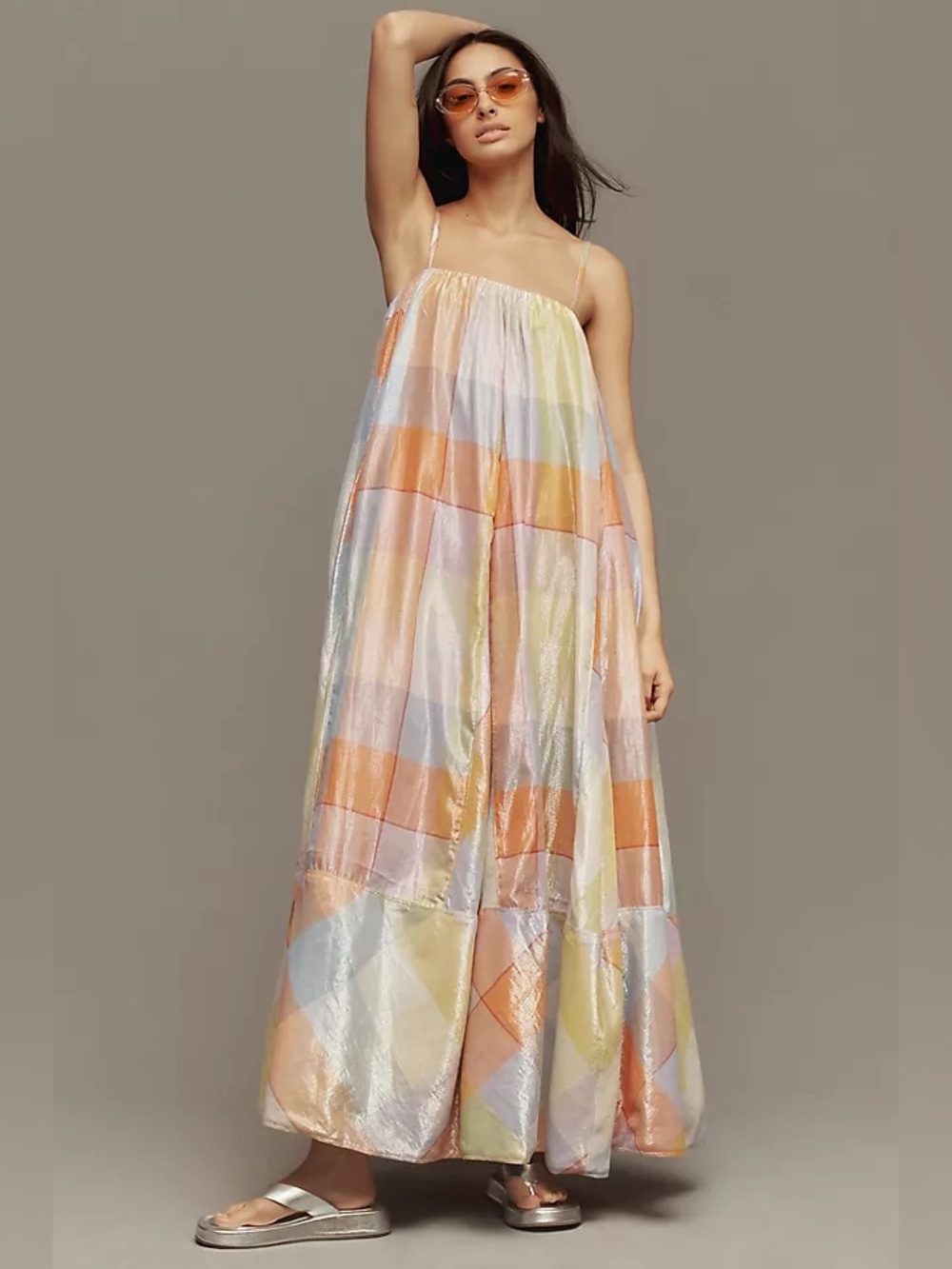 Anthropologie Pilcro Shimmer Maxi Dress